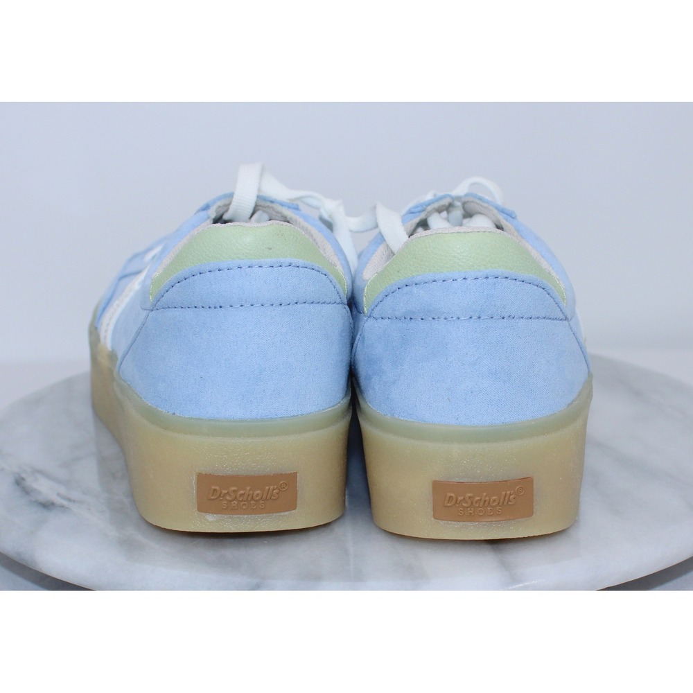 Dr Scholls Madison Lace Light Blue Platform Sneakers Womens 8M Low Top Shoes - Picture 3 of 8